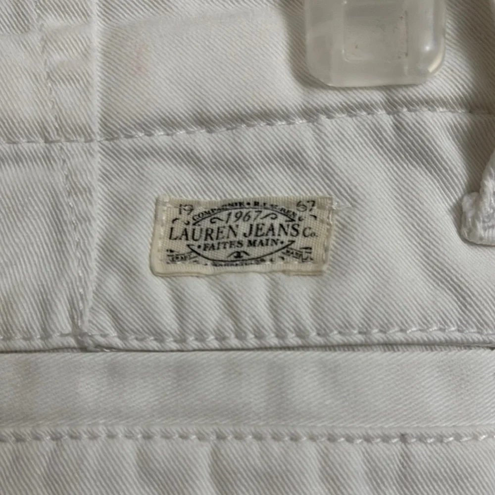 Ralph Lauren women’s 8P Cotton Capri Cropped white pants